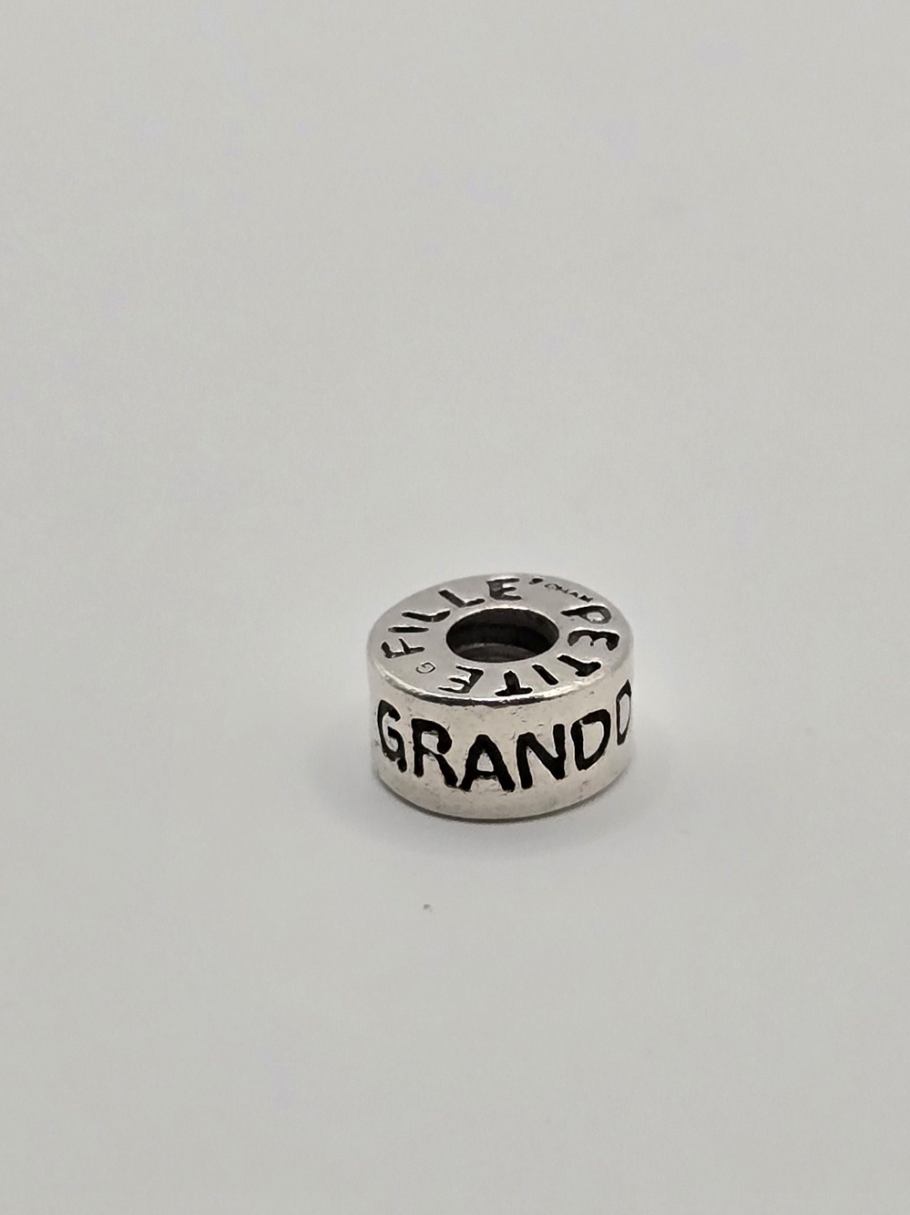 Chamilia "Granddaughter" Sterling Silver Bead Charm – Multilingual Family Charm